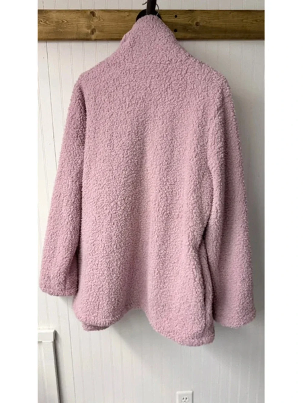 Pretty Garden Sherpa size xl light pink soft warm